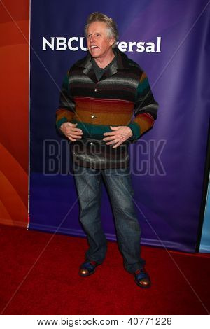 LOS ANGELES - Ocak 6: Gary Busey NBCUniversal 2013 TCA kış basın turu Langham Hunt de katılır.