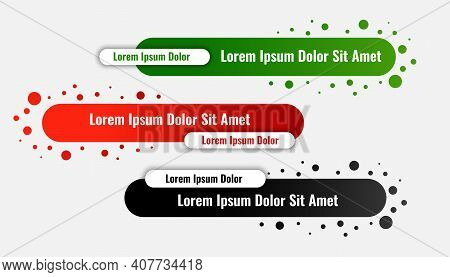 Lower Third Banners In Rounded Style Design