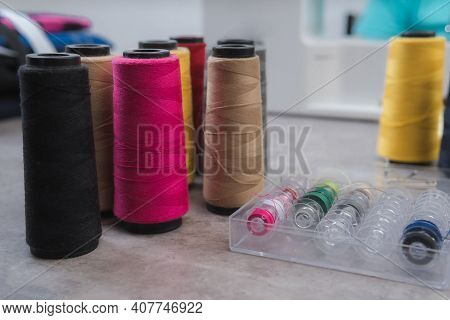 Sample Of Cone Yarn, Cotton, Linen Yarn, Colored Yarn, Textiles