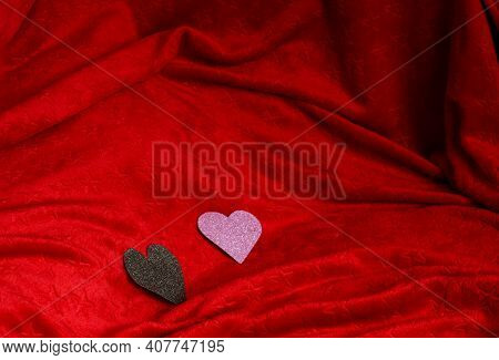Card Design With Space To Paste The Text. Valentine's Day, Celebration, Invitation, Thank You, Birth