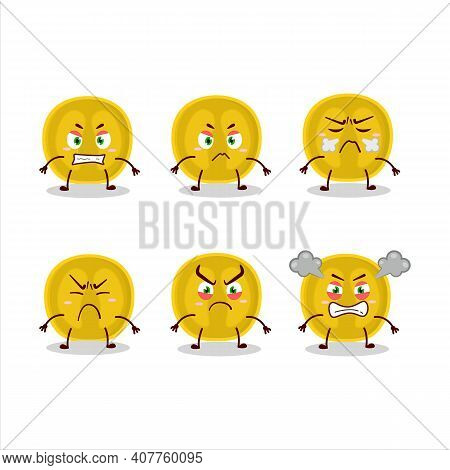 Slice Of Nance Cartoon Character With Various Angry Expressions