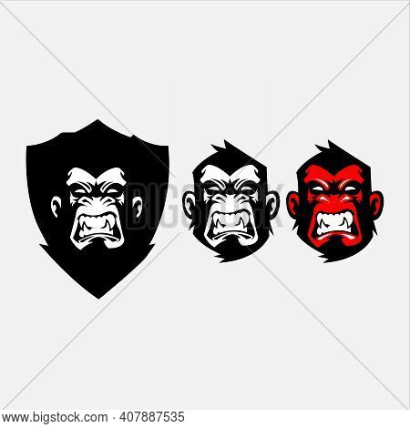 Save
Download Preview
Gorilla Head Logo For Sport Club Or Team. Animal Mascot Logotype. Template. Ve