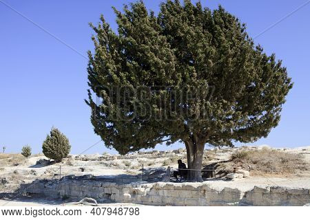 Kamiros, Rhodes / Greece - June 23, 2014: Ancient Kamiros Ruins Area, Rhodes, Dodecanese Islands, Gr