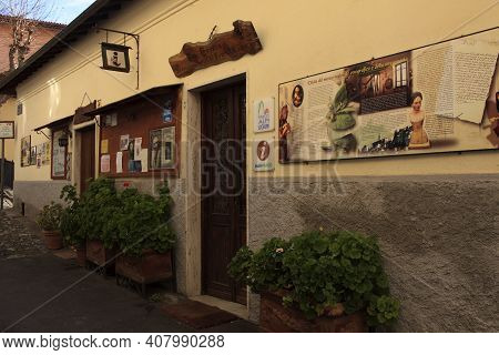 Triora (im), Italy - February 15, 2017: The Witches  Museum In Triora Village, Imperia, Liguria, Ita
