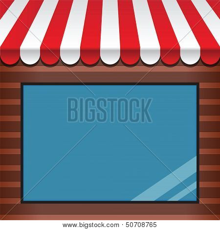 Storefront With Awning