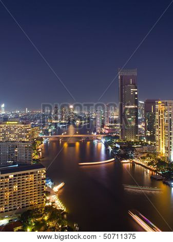Cityscape Of Bangkok Thailand