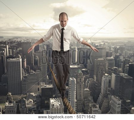 Equilibrist Businessman