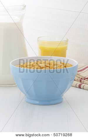 Delicious Corn Flakes Breakfast