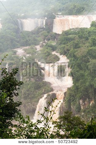 Waterfall At Iguassu Falls