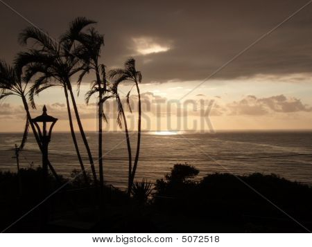 Pôr do sol no paraíso