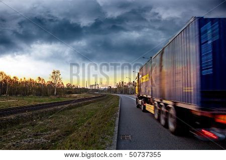 Driving In Storm