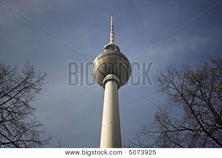 Televisiontower eller Fernsehturm i Berlin