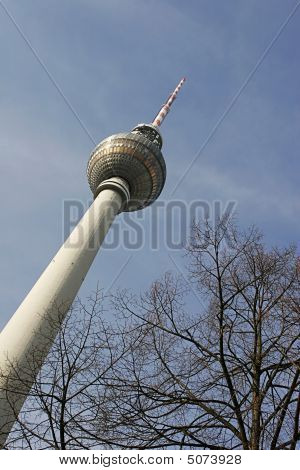 Televisiontower eller Fernsehturm i Berlin