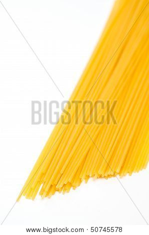 Raw Pasta Spaghetti In Vertical Format