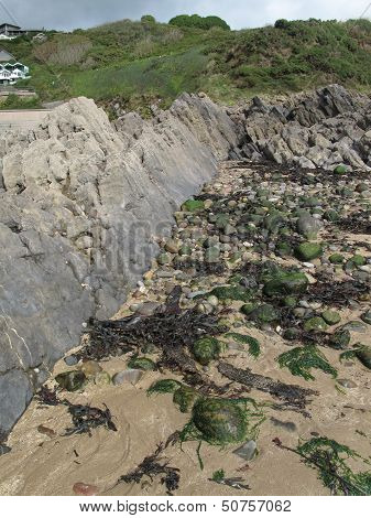 Cliff Beach Seascape