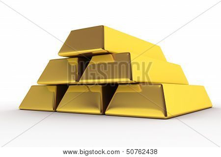 Goldbars 3D