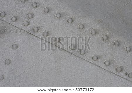 Metallic Texture With Rivets