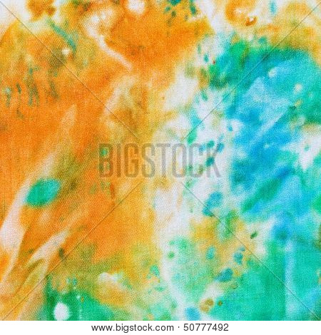 Abstract Pattern Of Cold Painted Batik