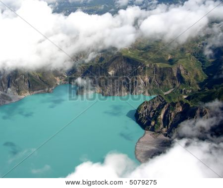 Mont Pinatubo cratère piscine