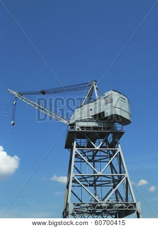 Crane in Red Hook section of Brooklyn