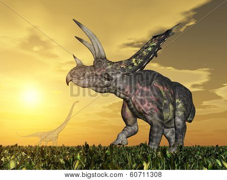 Dinosaur Pentaceratops
