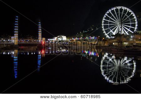 Torquay Harbour at night