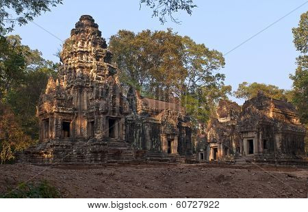 Thommanon, Hindu Temples At Angkor, Cambodia.