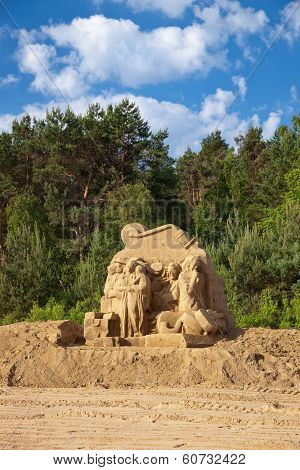 IV International Gdansk Plener Sculptures Made Of Sand