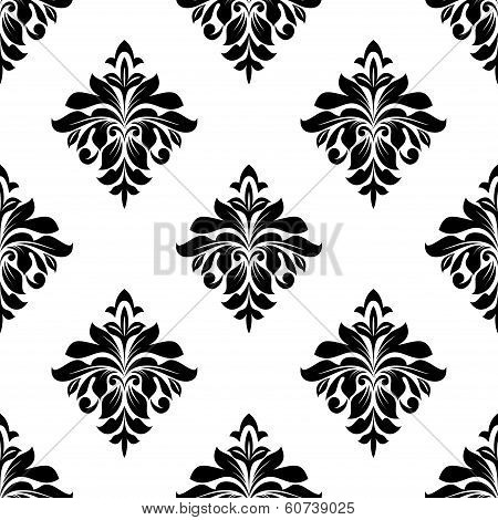 Foliate seamless pattern background