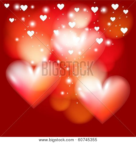 vector blurry background with bokeh