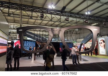 People Visiting Mido 2014 In Milan, Italy