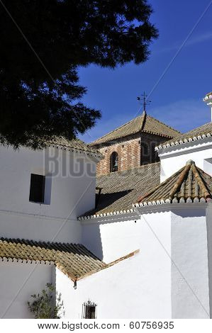 Andalucian Church And Village Spain