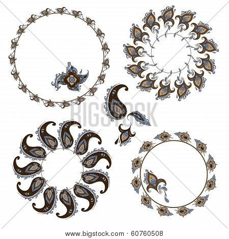 Set of mandalas.