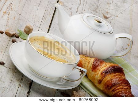 Coffee And Croissant