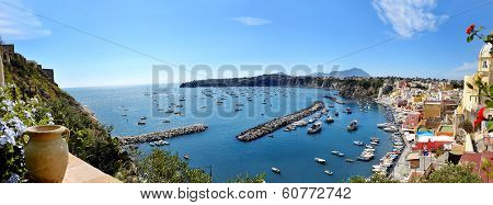 Beautiful Panoramic View Of Procida
