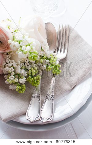 Wedding Elegant Dining Table Setting