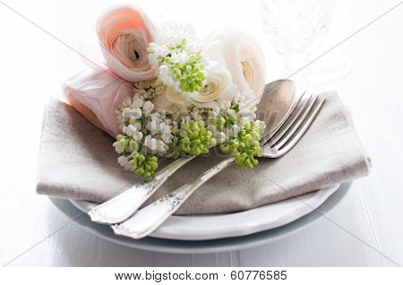 Wedding Elegant Dining Table Setting