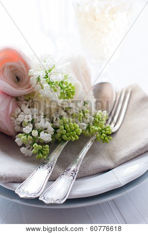 Wedding Elegant Dining Table Setting