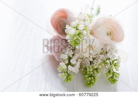 Delicate Festive Wedding Bouquet