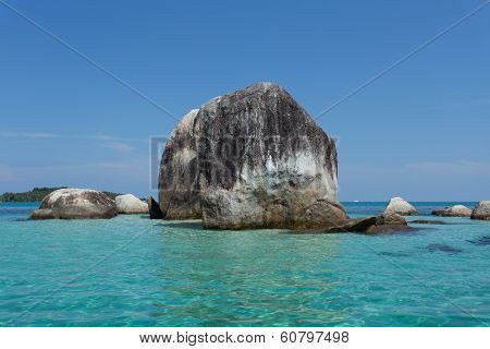 Rocks in the ocean