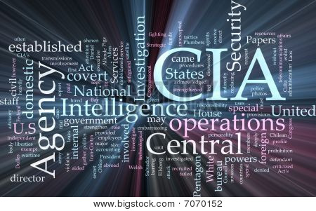CIA Agência de inteligência Central brilhante