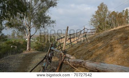 Rustic fencing