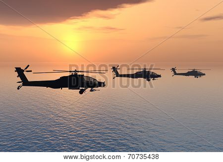 Apache Helicopters