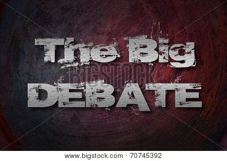 The Big Debate Concept