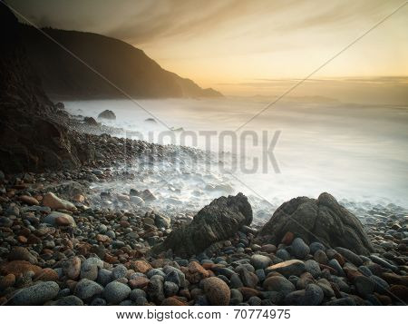 Campelo Beach At Sunset