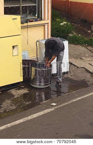 Cleaning Washing Drum