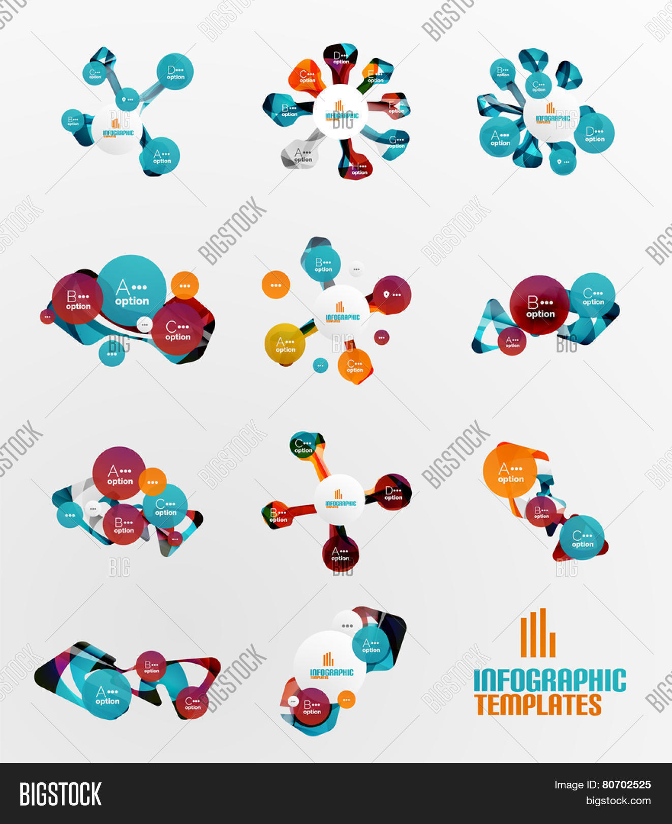 Set Abstract Step Vector & Photo (Free Trial) | Bigstock