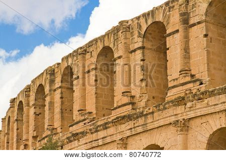 Roman colosseum at El Djem