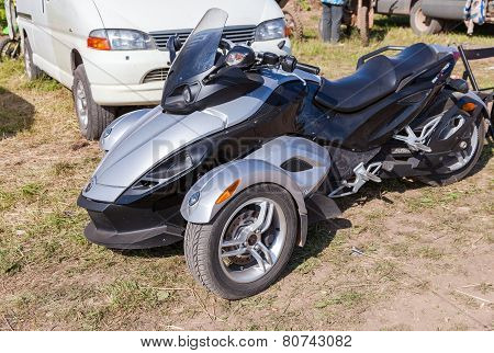Trike Or Tricycle Vehicle Spyder Is Made By Bombardier Recreational Products Or Brp Is A Canadian Co