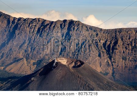 Small Volcanic Vent From The Active Volcano Cone